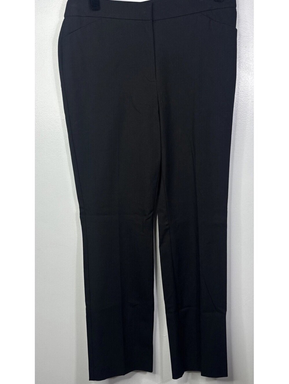 Chico's Secret Stretch Straight Leg Dress Pant Black Women's 0.5 US 6R NWT